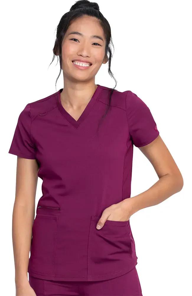 Dickies Balance Women's Knitted Panel Scrub Top DK875